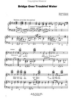 Look inside Bridge Over Troubled Water   Sheet Music Plus