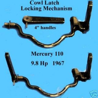 Cowl Latch, 9.8 Hp Mercury 110 1967 Rear