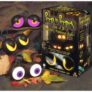 Halloween Costumes Spooky Flashing Eyes Asst. (set of 3)