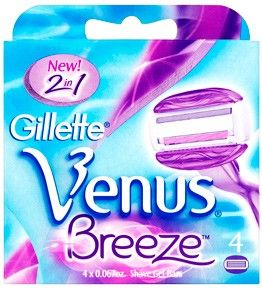 Gillette 2in1 Venus Breeze Cartridges x4   Free Delivery   feelunique 