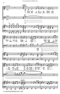 Look inside All I Want for Christmas Is You   Sheet Music Plus