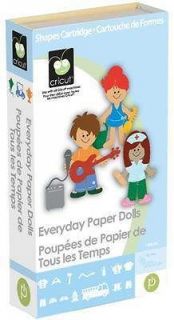Cricut Everyday Paper Doll Cartridge Brand New