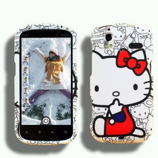 Case for HTC Amaze 4G Hello Kitty T Mobile Cover Skin Holster Hello 