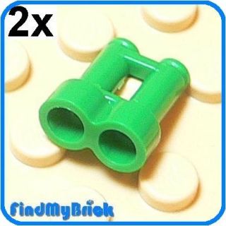 U018A x2 Lego Minifigure Untensil   Binoculars   Green