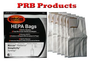   RADP RAD Type X HEPA Bag Fits Riccar Radiance Upright Vacuum Cleaner