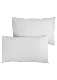 Matalan   Pair Of Egyptian Cotton Pillowcases in White