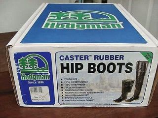 New HODGMAN STEEL SHANK HIP BOOTS   YOUTH SIZE 11