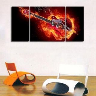 HOT SELL Modern abstract wall art painting on canvas“Madness Guitar 