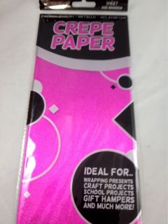     Metallic Crepe Paper 1 Sheets 50x100cm Premium 40% Stretch CR379