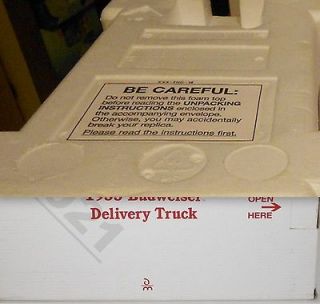 Box with Certificate of title for 1955 Budweiser Delivery Truck DM 1 