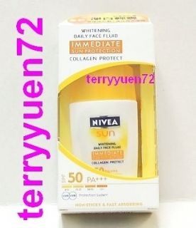NIVEA SUN Block Whitening Daily Face Fluid SPF50 30ml