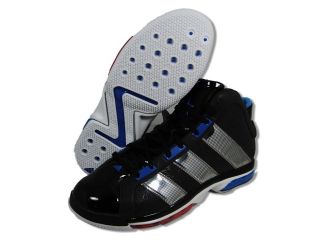 ADIDAS Men Superbeast East Black Silver Blue Basketball Shoes