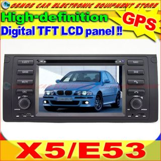 BMW X5/E53 Car DVD Player GPS Navigation In dash Stereo Radio System 