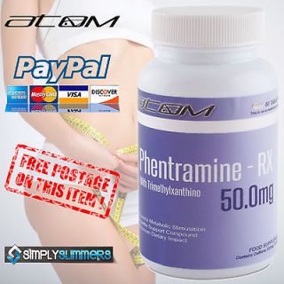 60 x Atom Phentramine rx 50mg EXTREME T5 Slimming Pills Diet Weight 