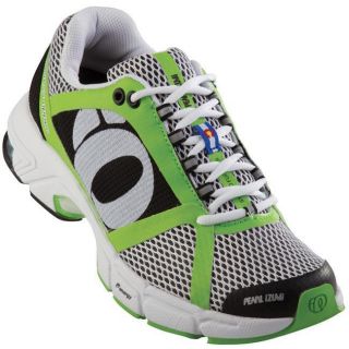   PEARL IZUMI BLACK GREEN WHITE SYNCROFUEL ROAD II (running footwear