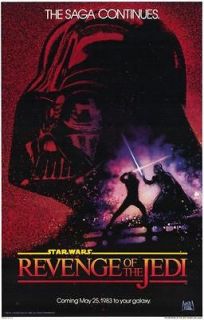  of the Jedi (1983) 27 x 40 Movie Poster Mark Hamill, Harrison Ford A