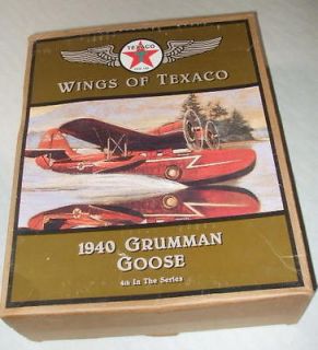 Wings Of Texaco 1940 Grumman Goose Coin Bank New In Box