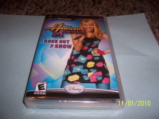 Hannah Montana Rock Out the Show (Playstation Portable, 2009) PSP 