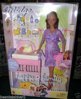 Barbie Happy Family Midge NEW 1st Edition 2002 Pregnant