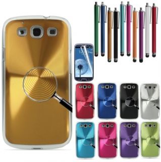 New Aluminium Metal Disc Hard Back Case Cover For Samsung Galaxy S3 