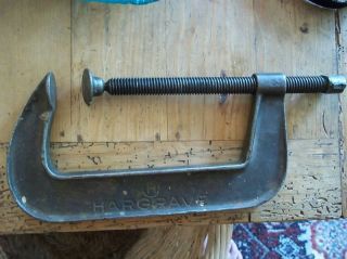 VINTAGE HARGRAVE STANDARD CLAMP 6 IN C SHAPE TOOL