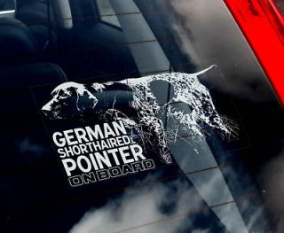   Shorthaired Pointer   Dog Car Sticker   Sign n.harness/coll​ar
