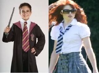 Uniform Gryffindor Harry potter School Tie St Trinians