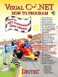 Visual C . NET How to Program by Harvey M. Deitel and Paul J. Deitel 
