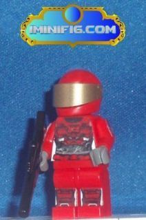 LEGO Custom minifig HALO Spartan Soldier Mark VI (Red)
