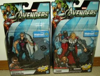 Avengers Hawkeye and Thor  exclusive Legends hasbro marvel 