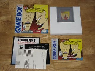 Beavis and Butt Head Nintendo Game Boy Complete CIB Good Condition