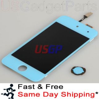 iPod Touch 4 LCD/DIGI Screen Assembly Replacement + Home Button (LIGHT 