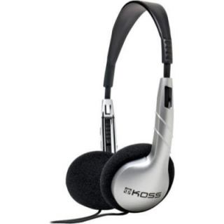 Koss Featherweight UR5 Headband Headphones   Silver Black