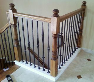 IRON BALUSTERS ~ HAMMERED GOTHIC ~  ~ ITALIAN Balusters