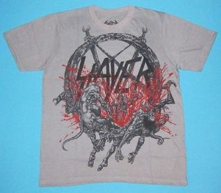 Slayer   Hell Awaits T shirt sizes M   L Pima Cotton Summer Collection