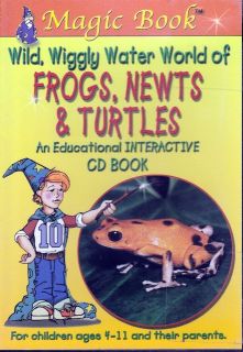 Magic Book Wild Wiggly Water World of Frogs Newts & Turtles 