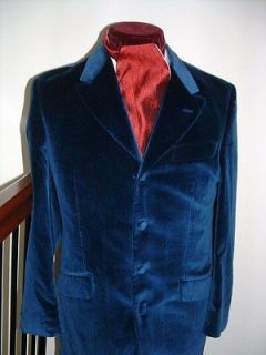 Velvet midnight blue Smoking Jacket stunning jacket worn just the once 