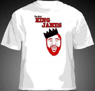 James Harden THE REAL KING JAMES Shirt Houston Rockets Lin MENS 
