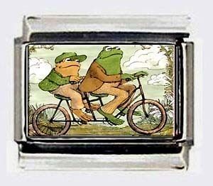   on BICYCLE BUILT for TWO TANDEM 9mm photo ITALIAN CHARM for bracelet