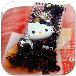 Hello Kitty Bling Hard Skin Case Apple iPod Touch 4G 4th Generation 