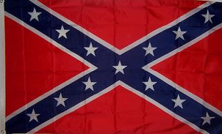 Newly listed NEW LARGE 3 feet x 5 feet CONFEDERATE REBEL BANNER FLAG