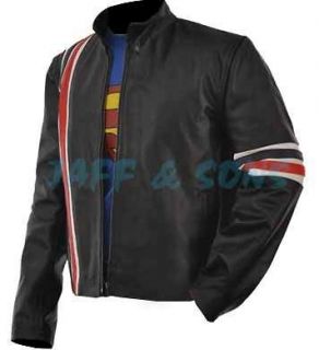 Easy Rider American P. Fonda Motorcycle Leather Jacket: All Sizes 