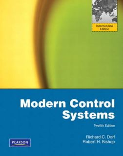 Modern Control Systems by Robert H. Bishop and Richard C. Dorf 2010 