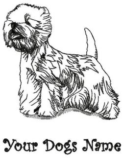 WEST HIGHLAND TERRIER Personalized Embroidered Dog Breed T Shirt / YM 