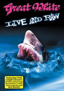 Great White Live & Raw Concert Performance Blues Rock Music Video DVD 