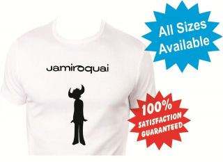 jamiroquai rock pop music Mens T Shirt New White Custom Print Tee