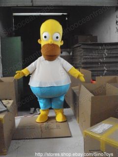 Homer J. Simpson of The Simpsons Mascot Costume Fancy Dress Outfit 