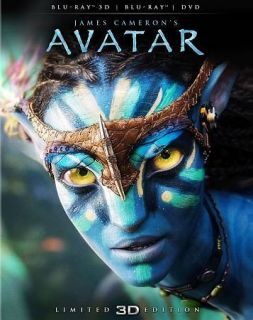 Like New Avatar 2D / 3D (2 Disc Blu ray / DVD , 2012, Limited Edition 