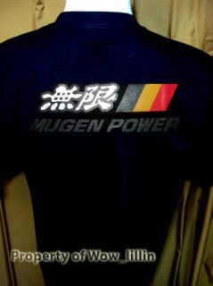 Honda Power Mugen logo Racing Car motor Spotrs T Shirt