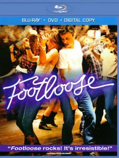 Footloose Blu ray DVD, 2012, 2 Disc Set, Includes Digital Copy 